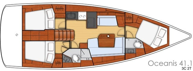 YachtCharter in Lefkáda - Bénéteau Oceanis 41.1 auf SamBoat