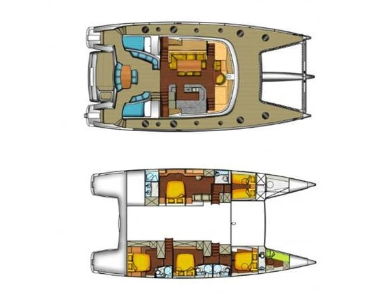 Vermietung Katamaran Fountaine Pajot mit Führerschein