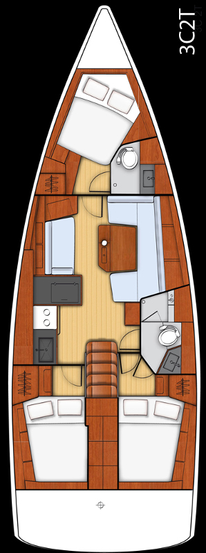 Boot mieten Šibenik günstig Oceanis 41.1