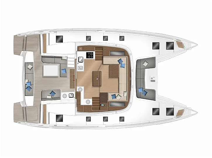 YachtCharter in Álimos - Lagoon Lagoon 50 auf SamBoat