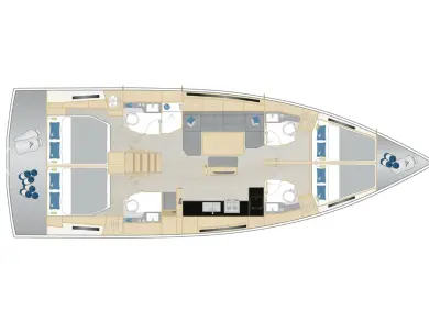 Vermietung Segelboot Hanse mit Führerschein