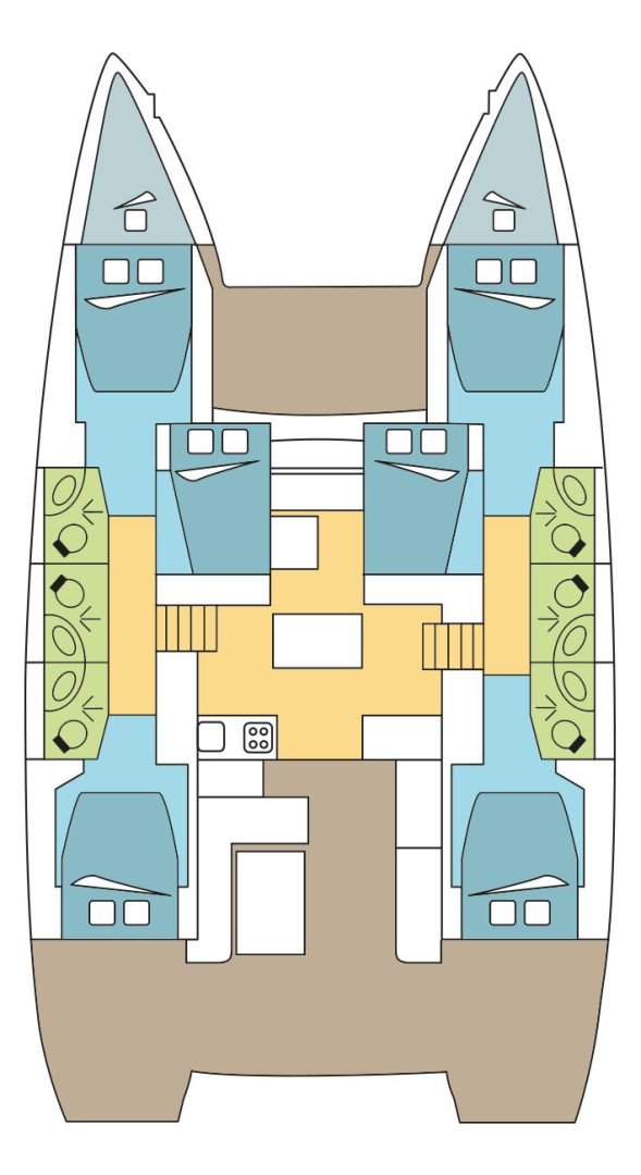 Vermietung Katamaran Lagoon mit Führerschein
