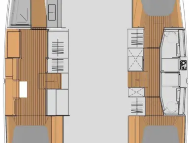 Katamaran mieten in Road Town - Fountaine Pajot Elba 45