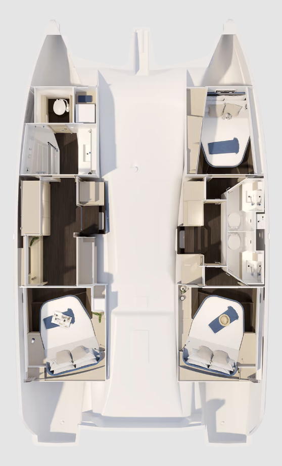 Katamaran mieten in Road Town - Fountaine Pajot Fountaine Pajot FP 41 Maesto 3 