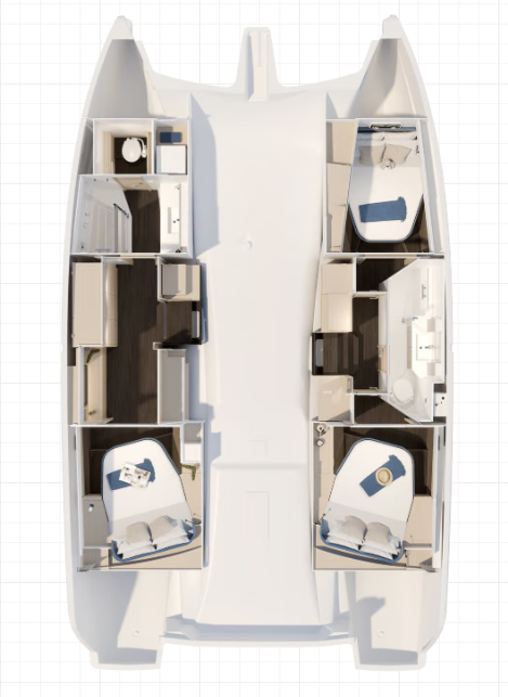 Bootsverleih Fountaine Pajot Fountaine Pajot FP 41 Maesto 3  Frenchtown Samboat