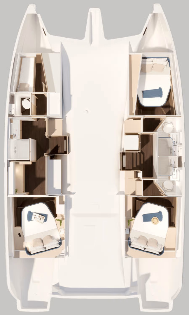 Vermietung Katamaran Fountaine Pajot mit Führerschein