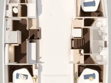 Fountaine Pajot Fountaine Pajot FP 44 Maestro - 3 cab. mieten Frenchtown