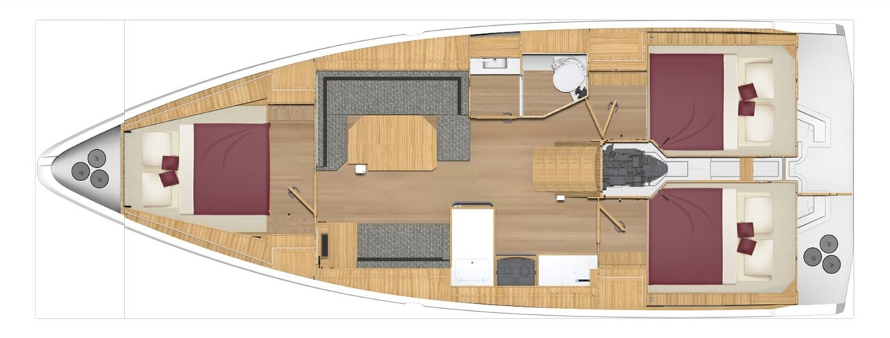 Boot mieten La Rochelle günstig Bavaria C38
