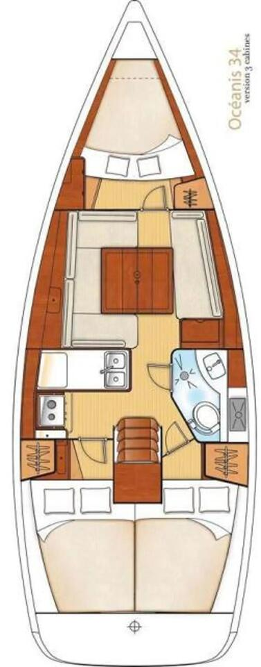 YachtCharter in La Rochelle - Bénéteau Oceanis 34 auf SamBoat