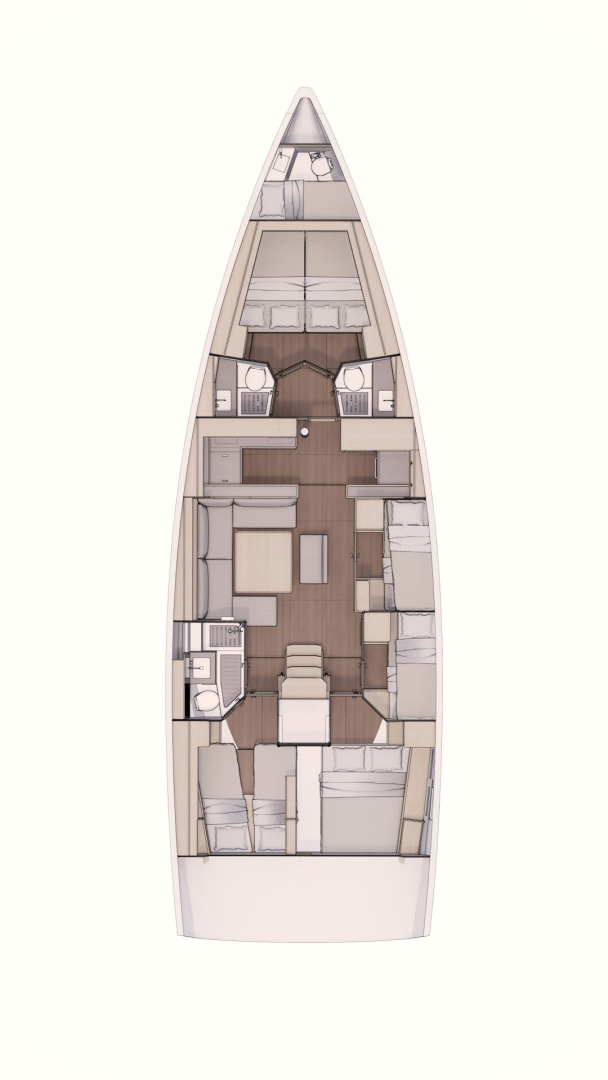 Boot mieten Seget Donji günstig Dufour 530