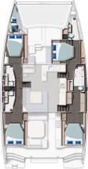 Vermietung Katamaran Leopard Catamarans / Robertson & Caine mit Führerschein
