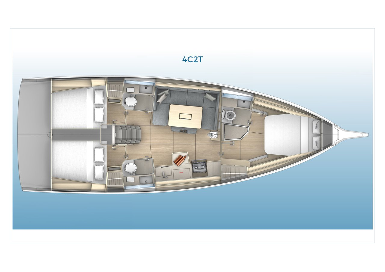 Vermietung Segelboot Dufour mit Führerschein