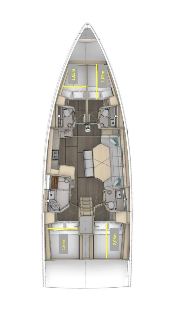 Segelboot mieten in Palermo - Dufour Dufour 48