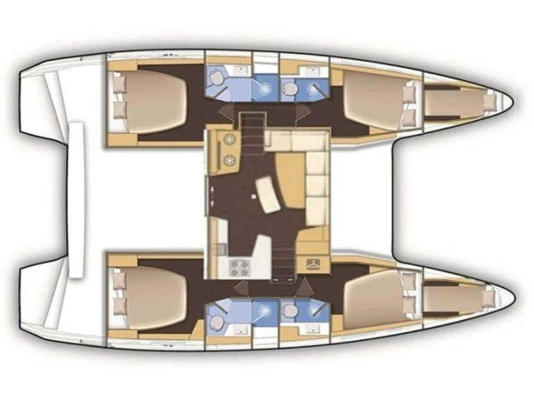 Vermietung Katamaran Lagoon mit Führerschein