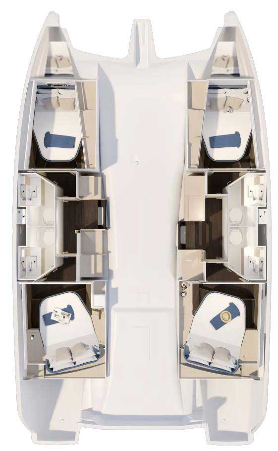 YachtCharter in Trogir - Fountaine Pajot Fountaine Pajot FP 41 Quatuor 4 auf SamBoat