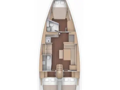 Vermietung Segelboot Dufour mit Führerschein