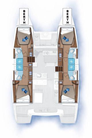 Vermietung Katamaran Lagoon mit Führerschein
