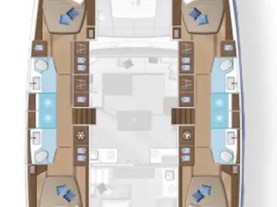 YachtCharter in Seget Donji - Lagoon Lagoon 50 auf SamBoat