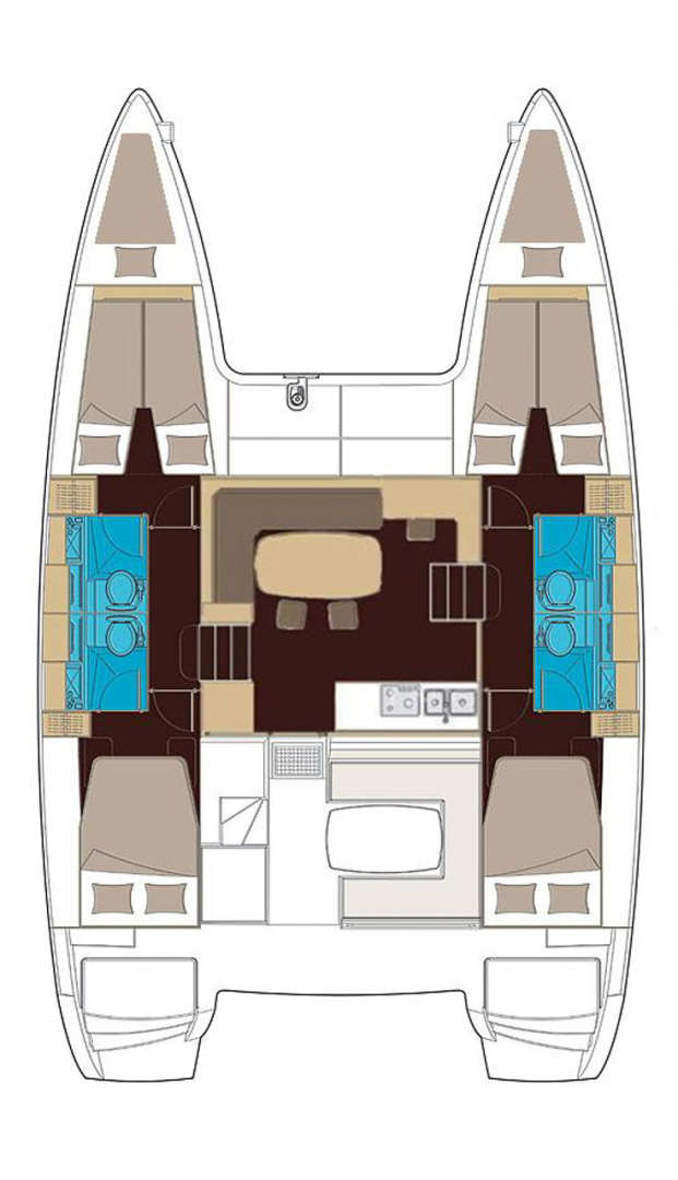Katamaran mit oder ohne Skipper Lagoon mieten in Split