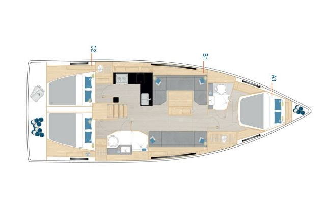 Ein Hanse Hanse 410 mieten in Biograd na Moru