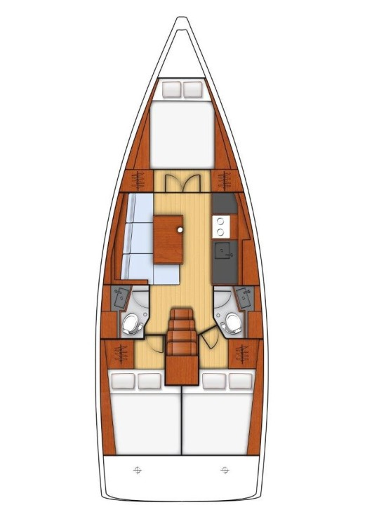 Vermietung Segelboot Bénéteau mit Führerschein