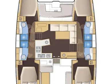 YachtCharter in Primošten - Lagoon Lagoon 450 F auf SamBoat
