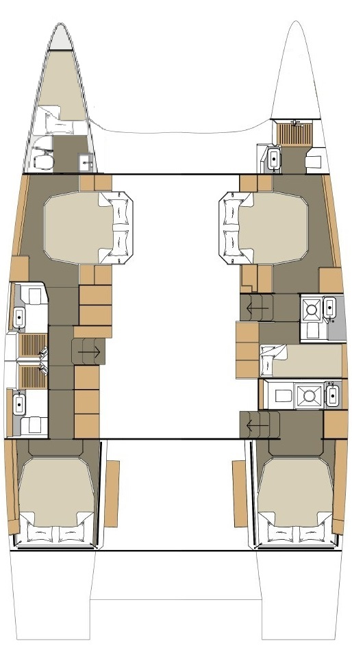 Ein Dufour Dufour Catamarans 48 Sail mieten in Primošten