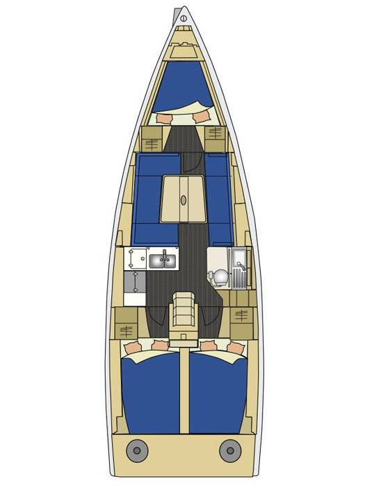 Ein Elan Elan 350 Performance mieten in Punat