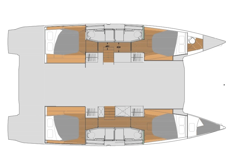 Katamaran mit oder ohne Skipper Fountaine Pajot mieten in Zadar