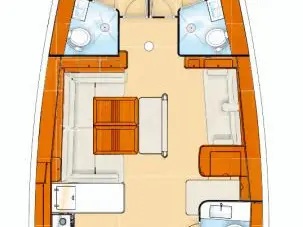 Ein Bénéteau Oceanis 54 mieten in Salamína