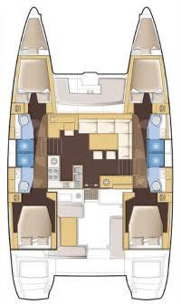 Bootsverleih Lagoon Lagoon 450 Sport Top Split Samboat