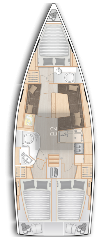 YachtCharter in Seget Donji - Hanse Hanse 388 auf SamBoat