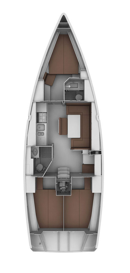 Vermietung Segelboot Bavaria mit Führerschein