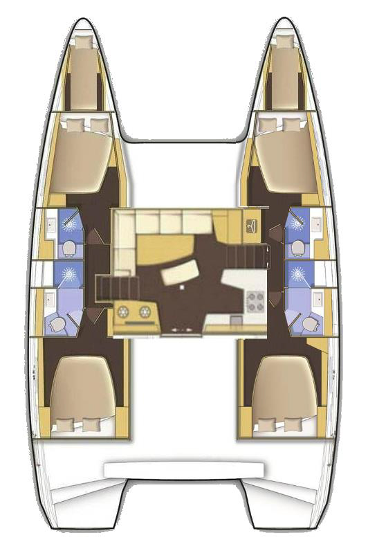 Boot mieten Álimos günstig Lagoon 42