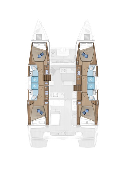 YachtCharter in Álimos - Lagoon Lagoon 46 auf SamBoat