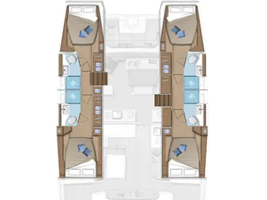 YachtCharter in Álimos - Lagoon Lagoon 46 auf SamBoat