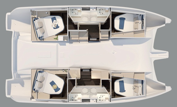Vermietung Katamaran Fountaine Pajot mit Führerschein