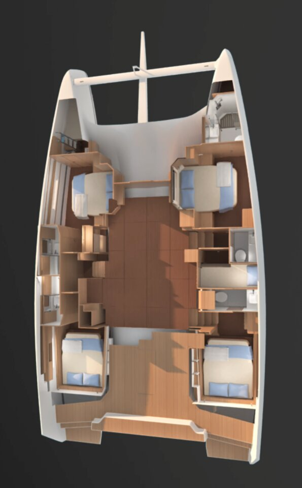YachtCharter in Split - Dufour Dufour Catamarans 48 Sail auf SamBoat