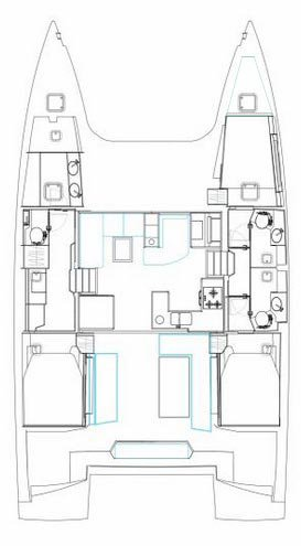 Bootsverleih Nautitech Nautitech 46 Open Split Samboat
