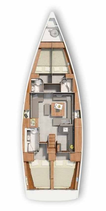 Vermietung Segelboot Hanse mit Führerschein