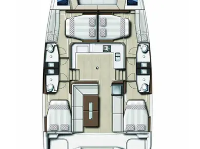 Boot mieten Eden Island günstig Bali Catspace Voile