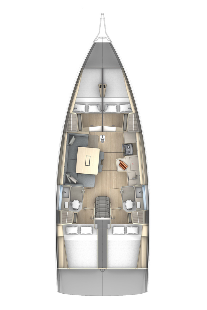Segelboot mit oder ohne Skipper Dufour mieten in Seget Donji