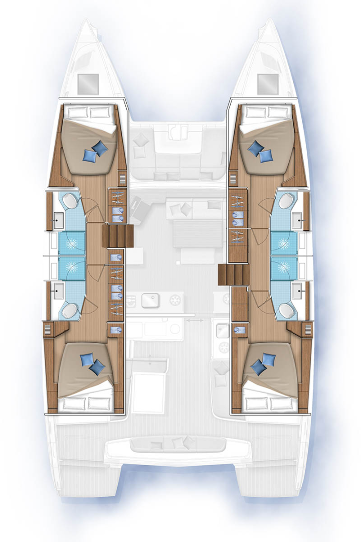YachtCharter in Road Town - Lagoon Lagoon 46 auf SamBoat
