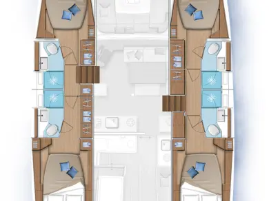YachtCharter in Road Town - Lagoon Lagoon 46 auf SamBoat