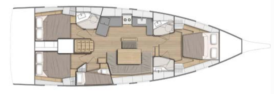 YachtCharter in Komolac - Bénéteau Oceanis 46.1 auf SamBoat