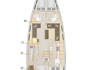 Segelboot mit oder ohne Skipper Hanse mieten in Seget Donji