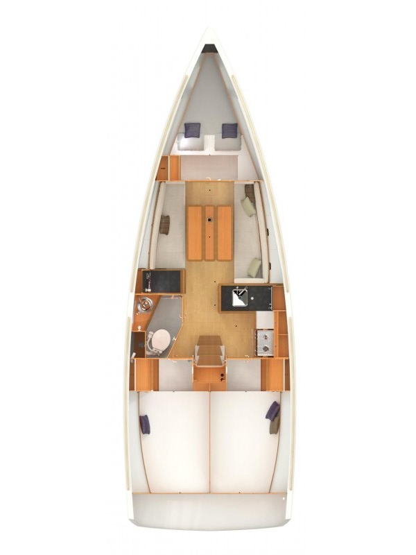 Vermietung Segelboot Jeanneau mit Führerschein