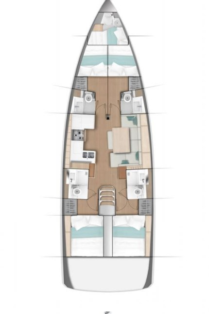 Vermietung Segelboot Jeanneau mit Führerschein