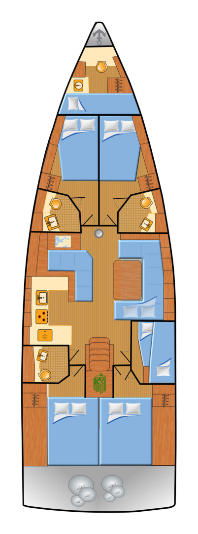 Ein Bénéteau Oceanis 51.1 mieten in Rogoznica