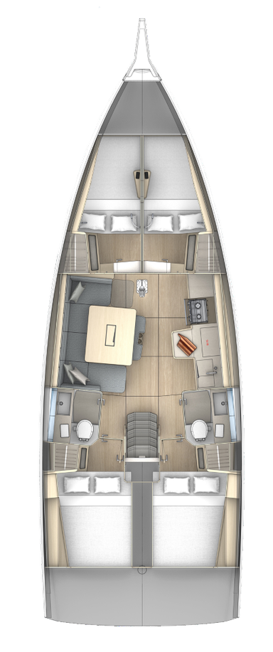 Vermietung Segelboot Dufour mit Führerschein